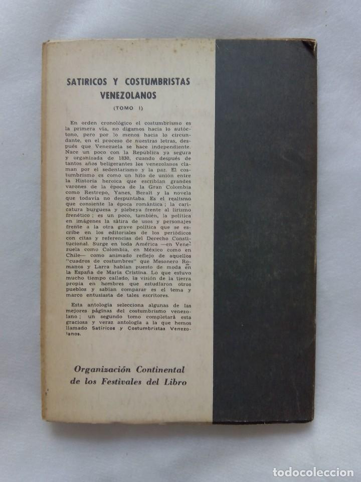 Libros antiguos: SAT&Iacute;RICOS Y COSTUMBRISTAS VENEZOLANOS / VARIOS - Foto 2