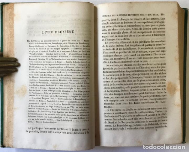 Libros antiguos: HISTOIRE DE LA GUERRE DE TRENTE ANS. - SCHILLER. - Foto 3