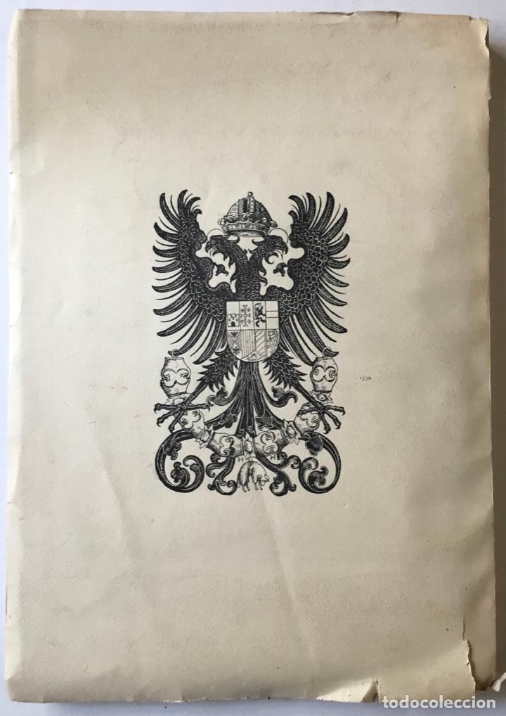 Libros antiguos: LA CORONACI&Oacute;N IMPERIAL DE CARLOS V. - Foto 7