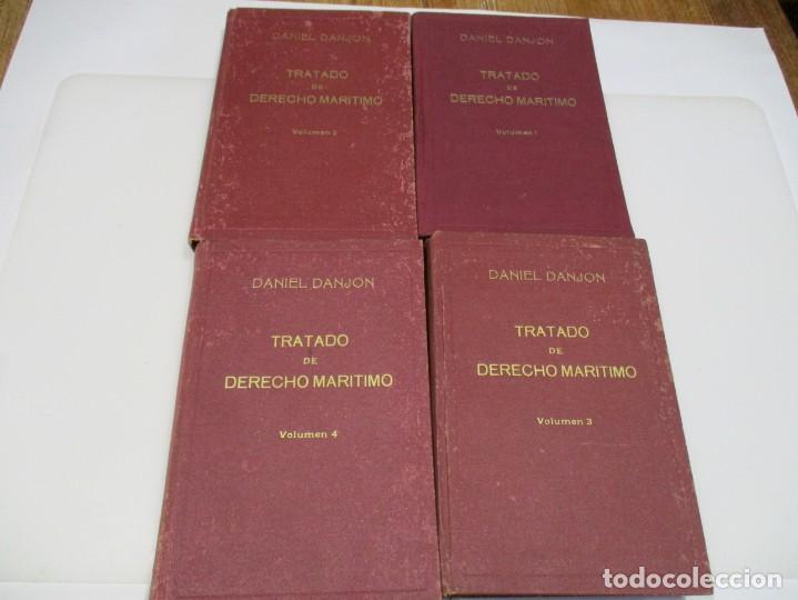 Libros antiguos: DANIEL DANJON Tratado de Derecho Mar&iacute;timo ( 4 Tomos) Q4207T - Foto 1