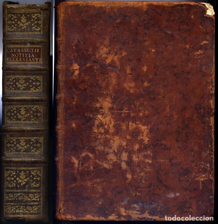 Libros antiguos: CABASSUT, Jean. Notitia Ecclesiastica Conciliorum. 1773. - Foto 2
