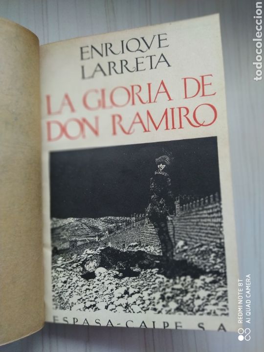 Libros antiguos: ENRIQUE LARRETA - LA GLORIA DE DON RAMIRO - Foto 2