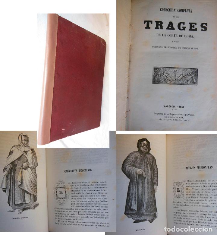 Libros antiguos: COLECCI&Oacute;N COMPLETA DE LOS TRAGES DE LA CORTE DE ROMA. 1859 - Foto 1