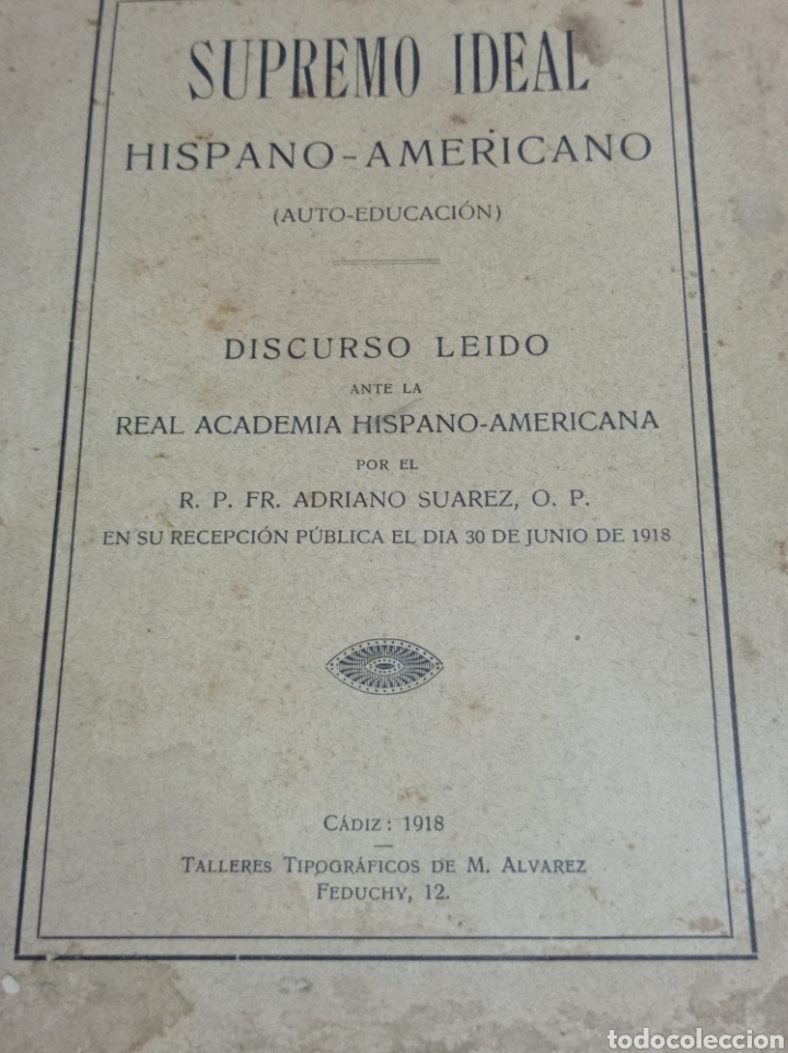 Libros antiguos: 1918 SUPREMO IDEAL HISPANO-AMERICANO - Foto 5