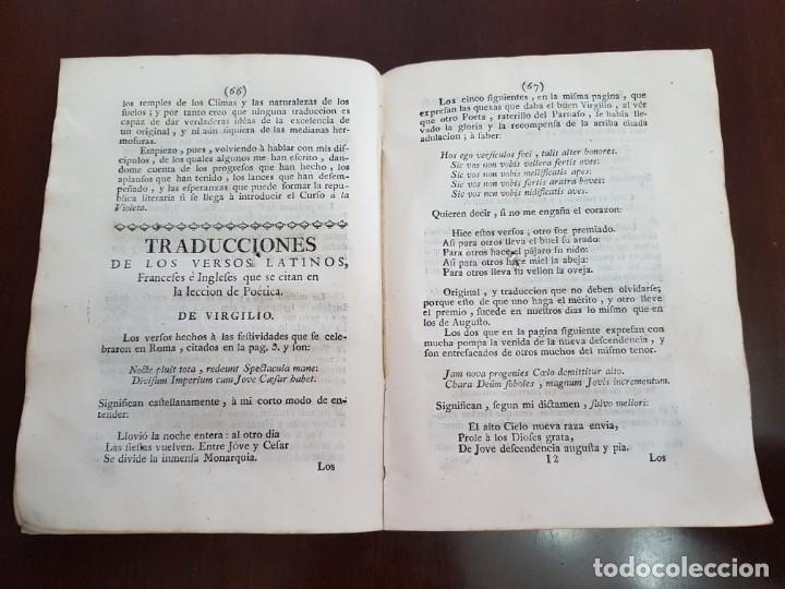 Libros antiguos: Los Eruditos a la Violeta, más Suplemento, más Poesías Líricas, más Óptica del Cortejo - (s.1790) - Foto 6 - 229106833