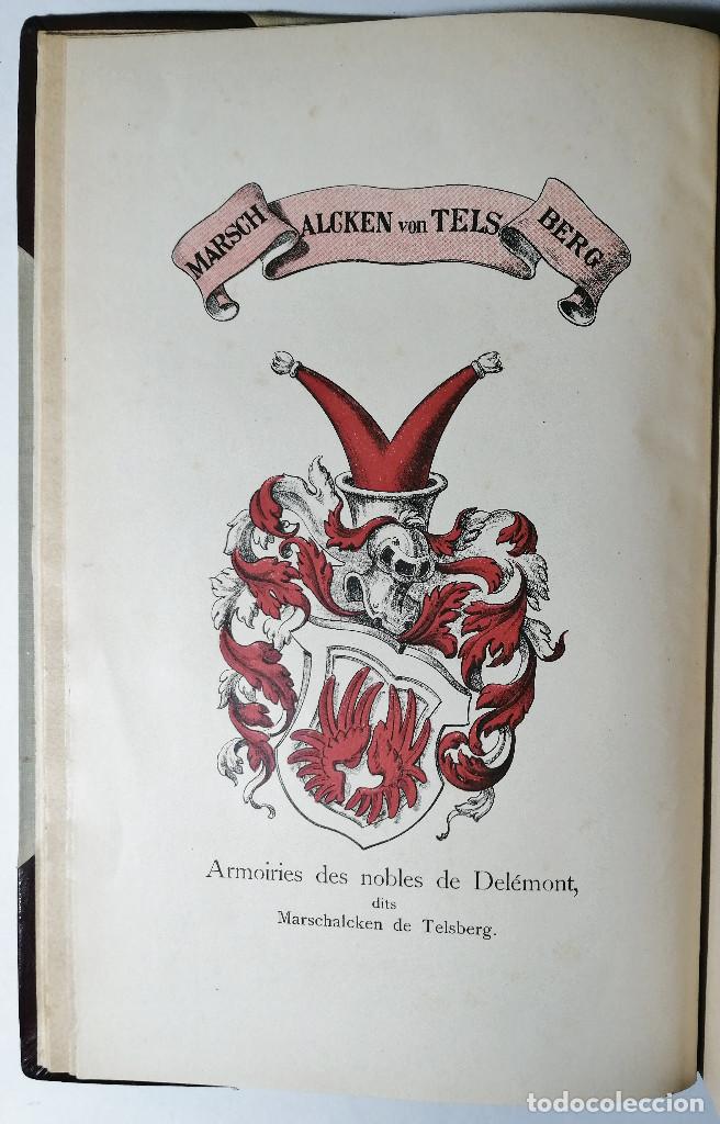 Libros antiguos: HISTOIRE DE LA VILLE DE DEL&Eacute;MONT. LABB&Eacute; A. DAUCOURT. 1900. - Foto 2