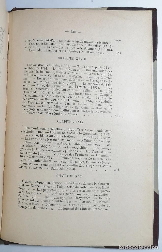 Libros antiguos: HISTOIRE DE LA VILLE DE DEL&Eacute;MONT. LABB&Eacute; A. DAUCOURT. 1900. - Foto 13