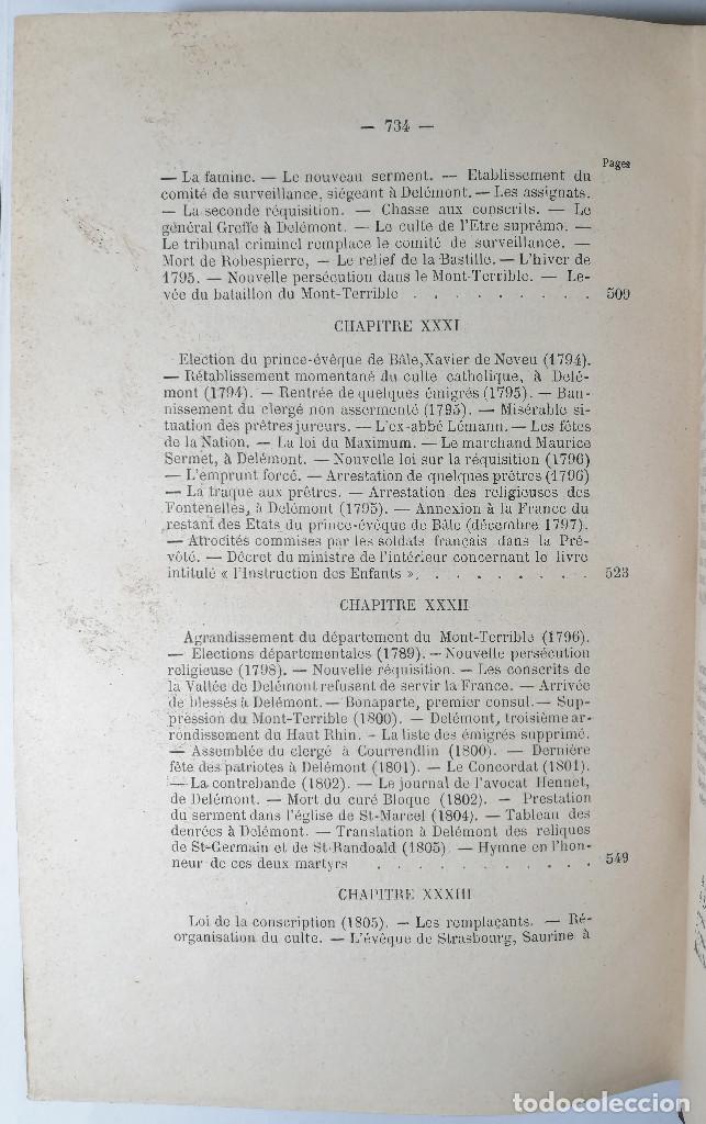 Libros antiguos: HISTOIRE DE LA VILLE DE DEL&Eacute;MONT. LABB&Eacute; A. DAUCOURT. 1900. - Foto 14