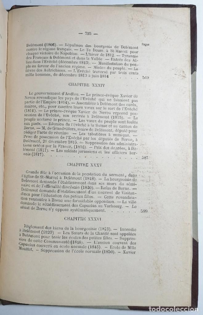 Libros antiguos: HISTOIRE DE LA VILLE DE DEL&Eacute;MONT. LABB&Eacute; A. DAUCOURT. 1900. - Foto 15