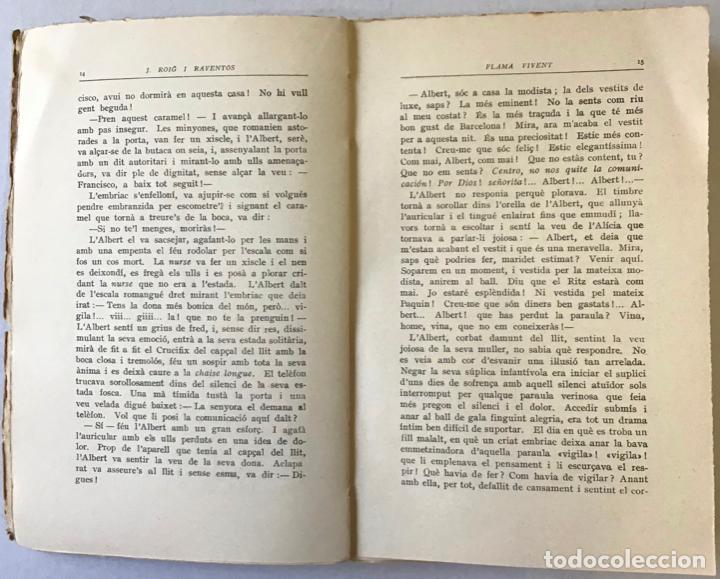 Libros antiguos: FLAMA VIVENT. - ROIG I RAVENT&Oacute;S, J. - Foto 2