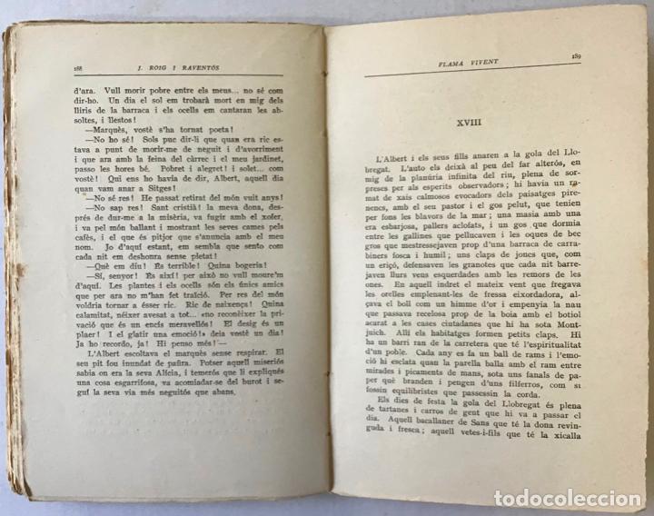 Libros antiguos: FLAMA VIVENT. - ROIG I RAVENT&Oacute;S, J. - Foto 5