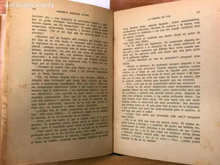 Libros antiguos: La caba&ntilde;a de Tom / Herriet Beecher Stowe - Foto 3