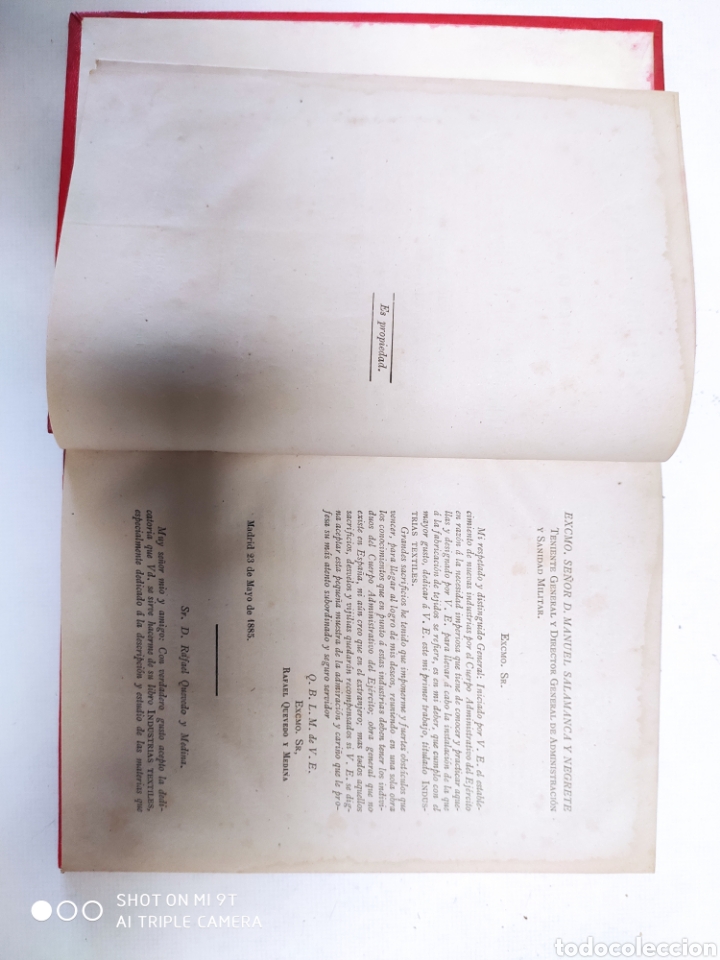 Libros antiguos: 1885. Hilados y tejidos. - Foto 3
