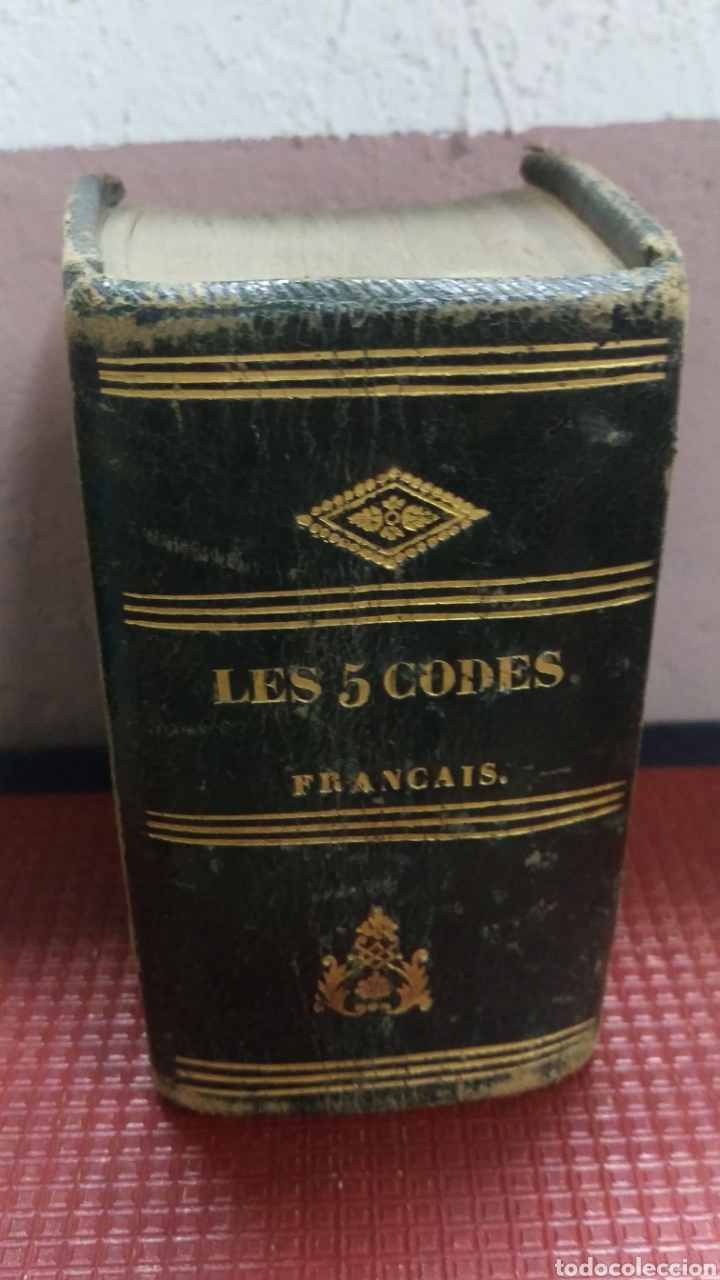 Libros antiguos: LES 5 CODES FRANCAIS EN MINIATURE edition Diamant. PARIS 1838 - Foto 4