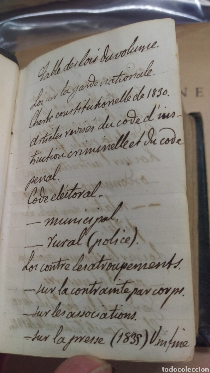 Libros antiguos: LES 5 CODES FRANCAIS EN MINIATURE edition Diamant. PARIS 1838 - Foto 6