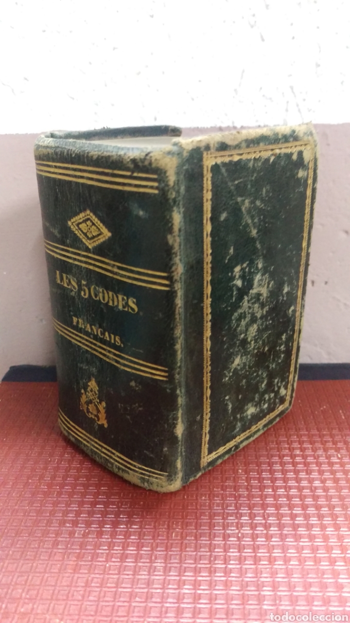 Libros antiguos: LES 5 CODES FRANCAIS EN MINIATURE edition Diamant. PARIS 1838 - Foto 1
