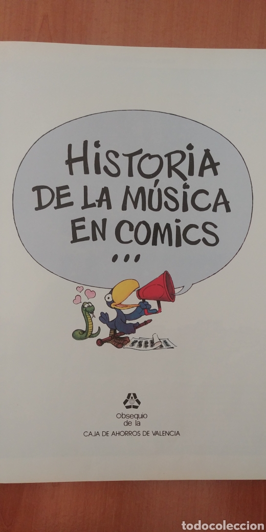 Libros antiguos: Historia de la m&uacute;sica en comics - Foto 4
