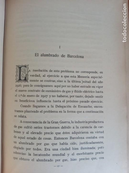 Libros antiguos: Memoria de la comisi&oacute;n especial de ensanche. - Foto 2