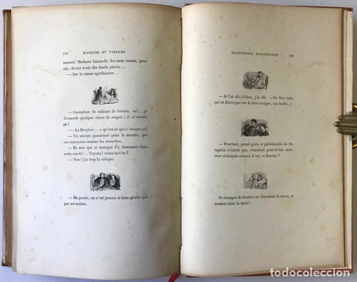 Libros antiguos: MASQUES ET VISAGES. - GAVARNI. - Foto 5