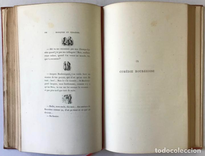 Libros antiguos: MASQUES ET VISAGES. - GAVARNI. - Foto 6