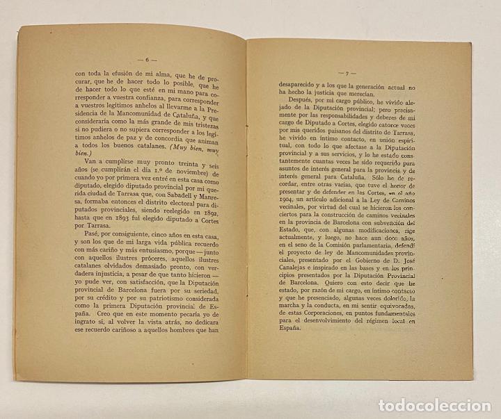 Libros antiguos: DISCURSO DEL EXCMO. SE&Ntilde;OR D. ALFONSO SALA Y ARGEM&Iacute;. 1924. - Foto 3