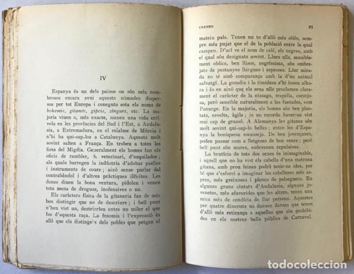 Libros antiguos: CARMEN. - M&Eacute;RIM&Eacute;E, Prosper. - Foto 4