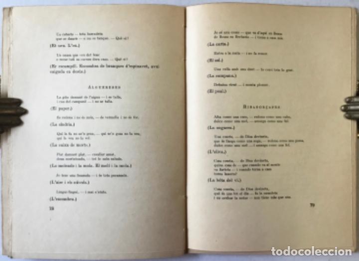 Libros antiguos: ENIGMES POPULARS. - AMADES, Joan. - Foto 6