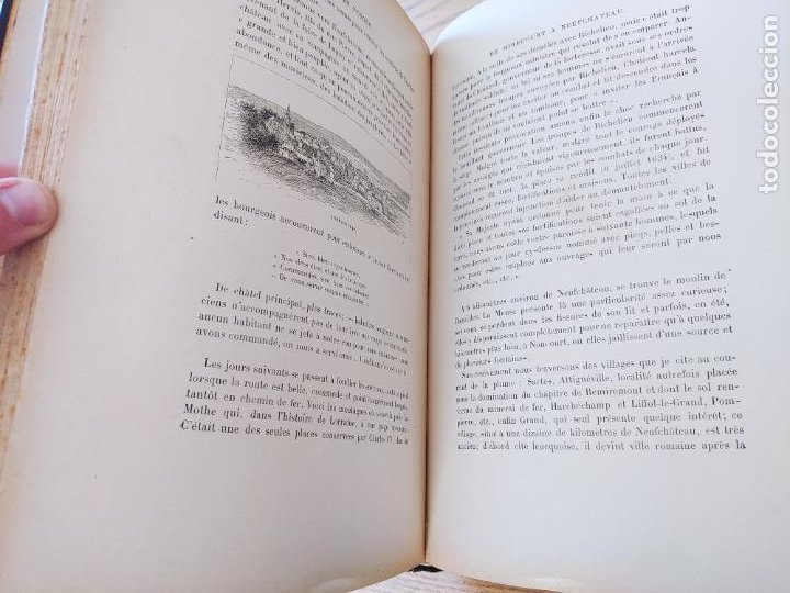 Libros antiguos: Les Vosges, Texte et Dessins G. Fraipont, ed. H. Laurens. 1897.Very rare in this condition. - Foto 26 - 231812060