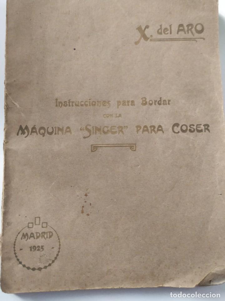 Libri antichi: Singers instrucciones maquina para bordar 1925