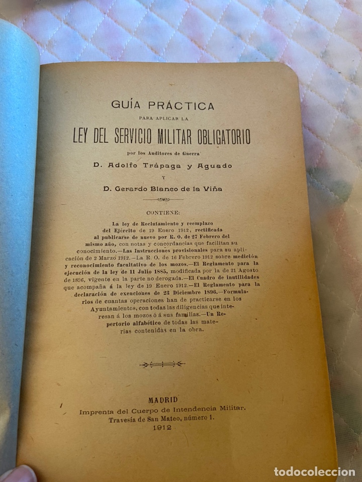 Libros antiguos: Ley de servicio militar obligatorio - Foto 2
