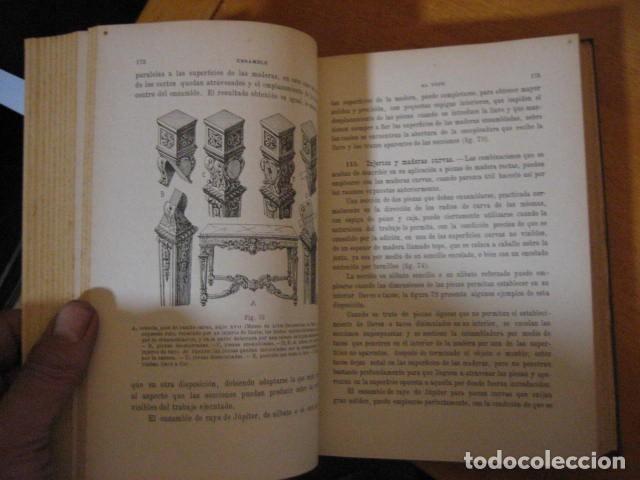Libros antiguos: TRATADO PR&Aacute;CTICO DE CONSTRUCCI&Oacute;N DE MUEBLES. A&Ntilde;O 1930. J. BOISON - Foto 7