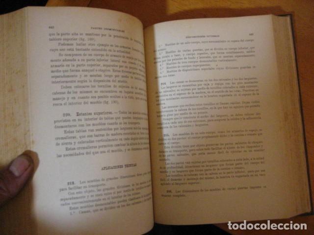 Libros antiguos: TRATADO PR&Aacute;CTICO DE CONSTRUCCI&Oacute;N DE MUEBLES. A&Ntilde;O 1930. J. BOISON - Foto 12