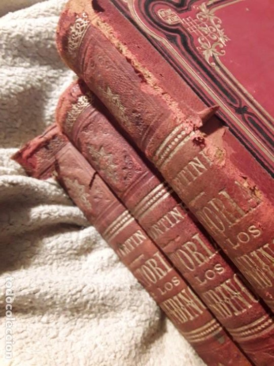 Libros antiguos: Historia de los Girondinos (Revolución francesa). 3 vol. lujo completa. De Lamartine. Salvatella - Foto 9 - 232961925
