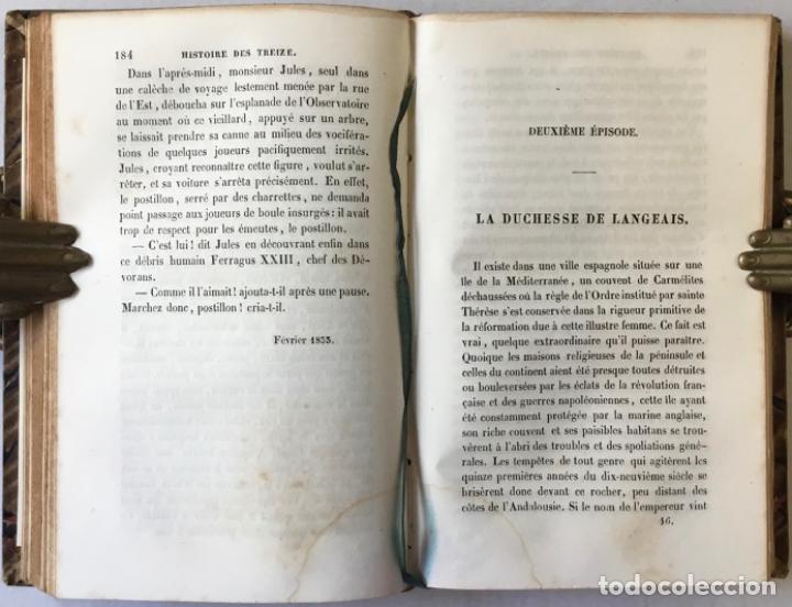 Libros antiguos: HISTOIRE DES TREIZE. - BALZAC, M. de. - Foto 4