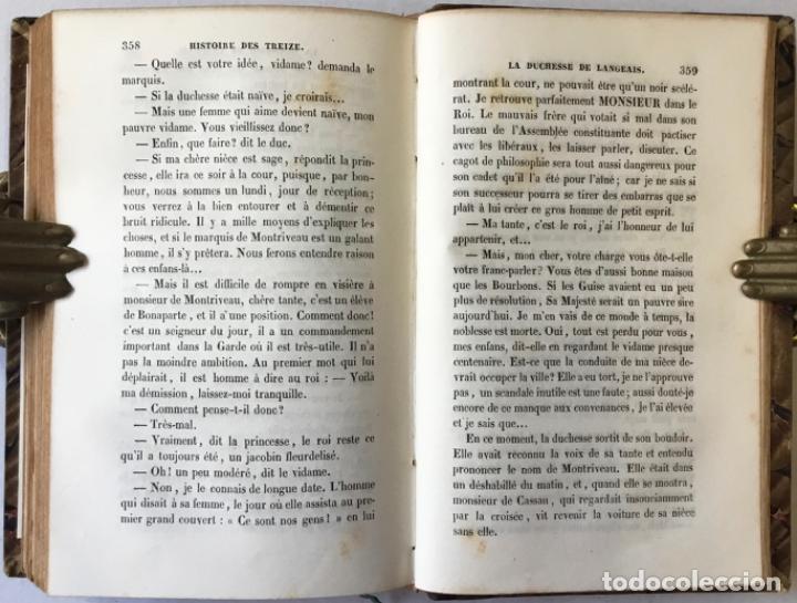 Libros antiguos: HISTOIRE DES TREIZE. - BALZAC, M. de. - Foto 6