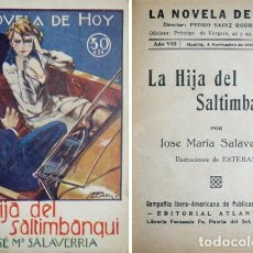 Libros antiguos: SALAVERRIA, JOSÉ MARÍA. LA HIJA DEL SALTIMBANQUI. 1929.