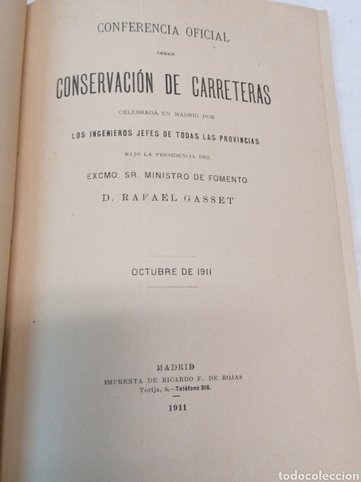 Libros antiguos: Conservaci&oacute;n de carreteras 1911 - Foto 3