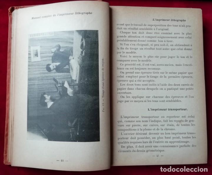 Libros antiguos: LIBRO MANUEL DE LIMPRIMEUR LITHOGRAPHE - PAR&Iacute;S 1908 - Foto 6