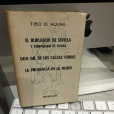 Libros antiguos: CRISOL Nº 5. AGUILAR. AÑO 1959. TIRSO DE MOLINA. EL BURLADOR DE SEVILLA. Lote 233850645