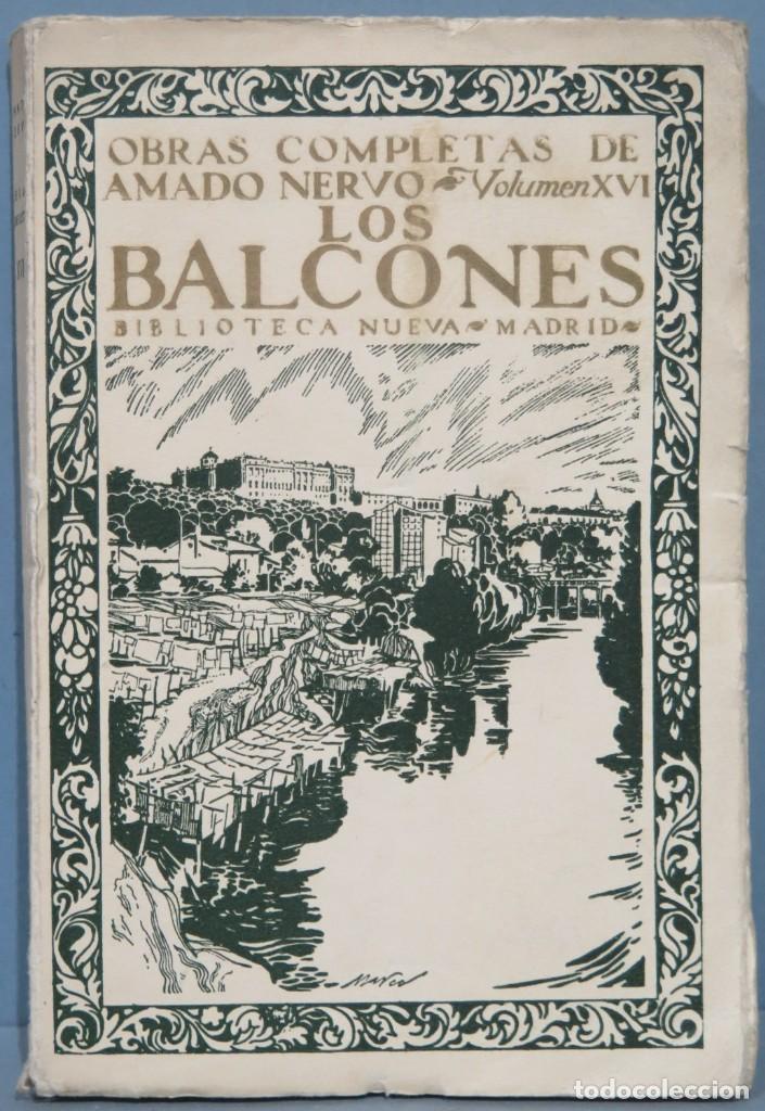 Libros antiguos: LOS BALCONES. AMADO NERVO - Foto 1