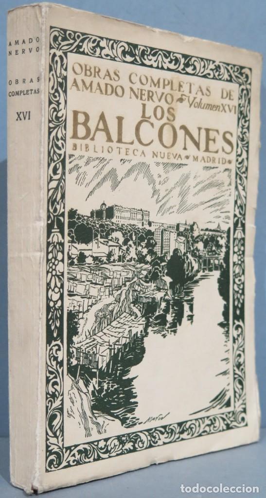 Libros antiguos: LOS BALCONES. AMADO NERVO - Foto 2