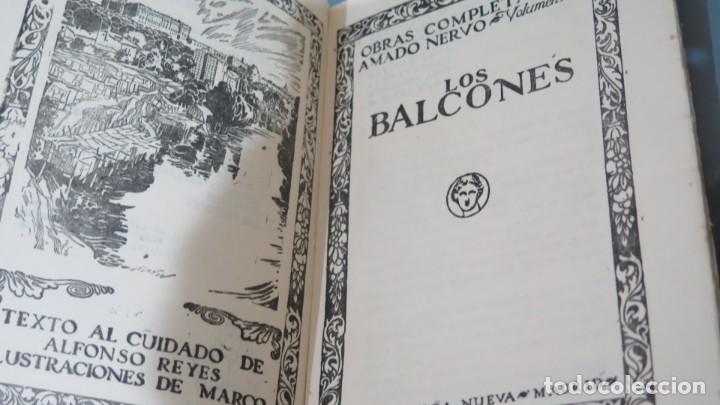 Libros antiguos: LOS BALCONES. AMADO NERVO - Foto 4