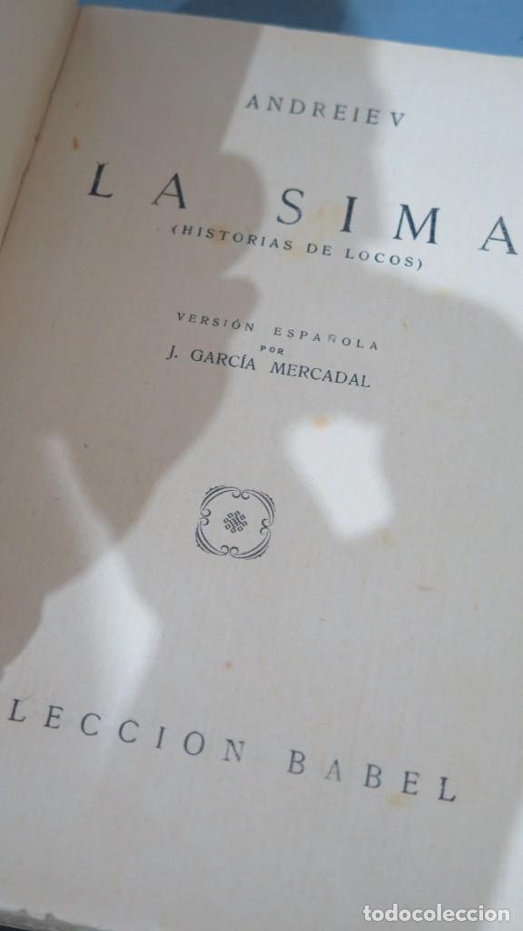 Libros antiguos: LA SIMA. ANDREIEV - Foto 3