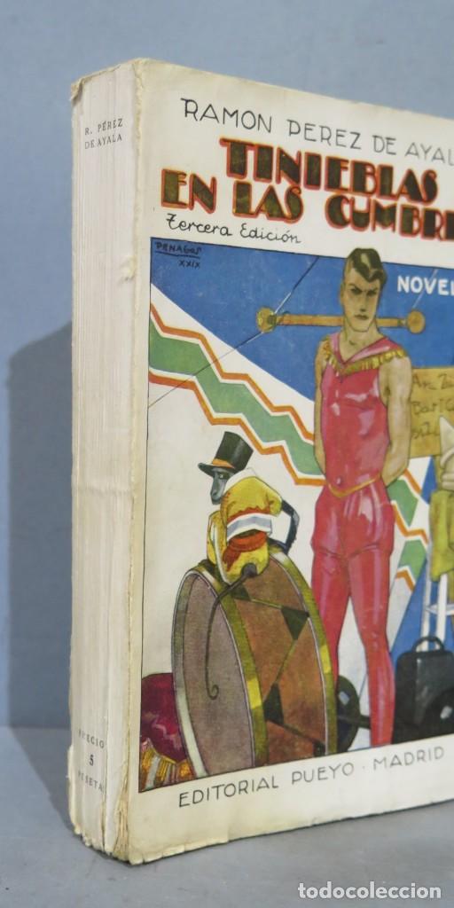 Libros antiguos: TINIEBLAS EN LAS CUMBRES. PEREZ DE AYALA - Foto 2