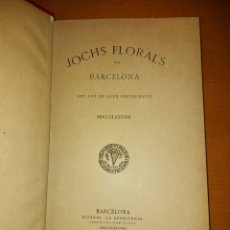 Libros antiguos: JOCHS FLORALS 1888 BARCELONA ANY XXX DE LLUR RESTAURACIÓ ESTAMPA LA RENAIXENSA