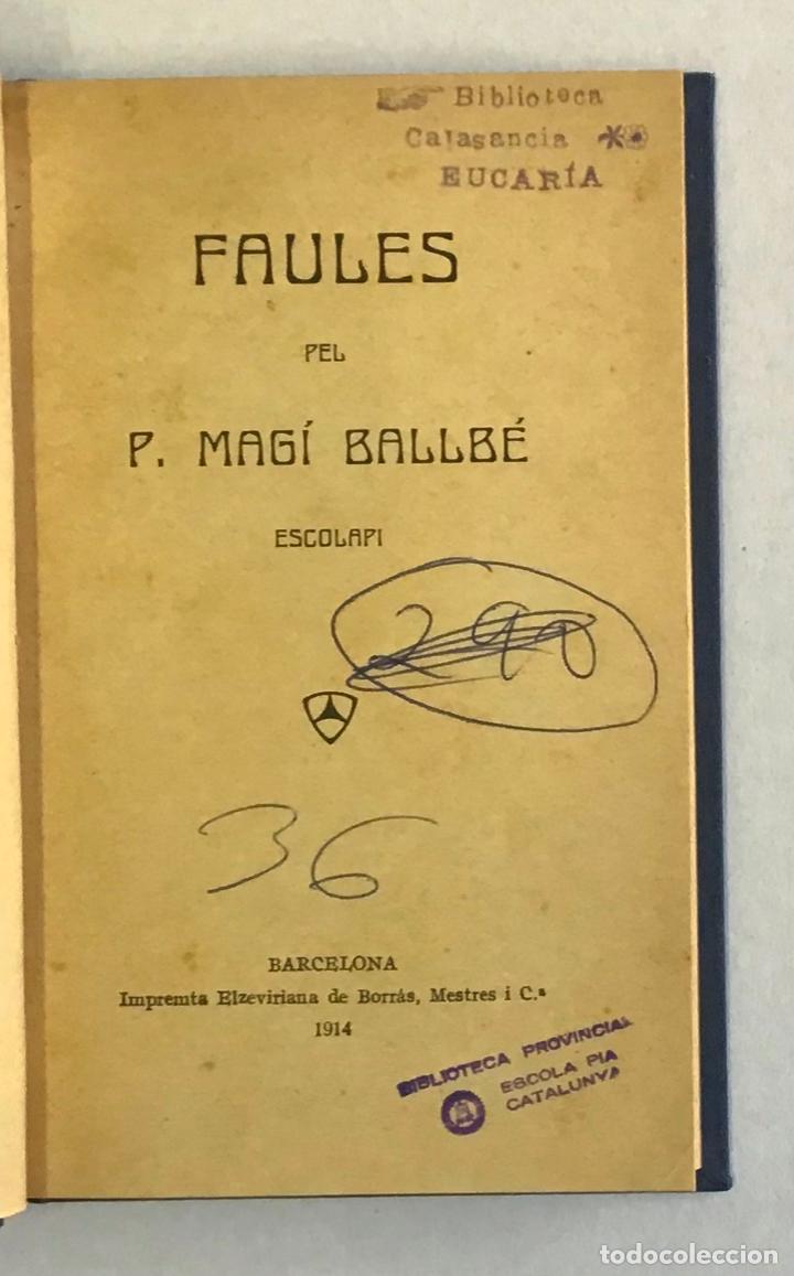 Libros antiguos: FAULES. - BALLB&Eacute;, Mag&iacute;. 1914 - Foto 3
