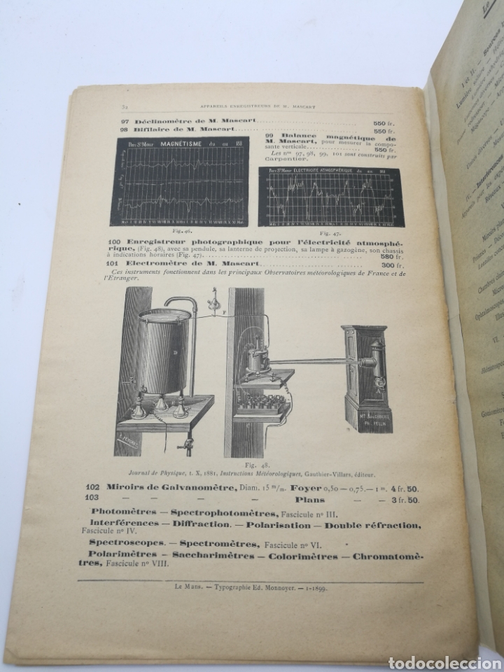 Libros antiguos: Cat&aacute;logo de instruments doptique PH. Pellin creo que de 1900 - Foto 4