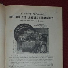 Libros antiguos: LE MAITRE POPULAIRE INSTITUT DES LANGUES ÉTRANGÈRES. Lote 235115030