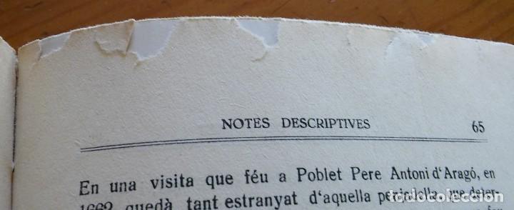Libros antiguos: Tom&agrave;s Capdevila: El monestir de Poblet. Valls, 1933 - Foto 3
