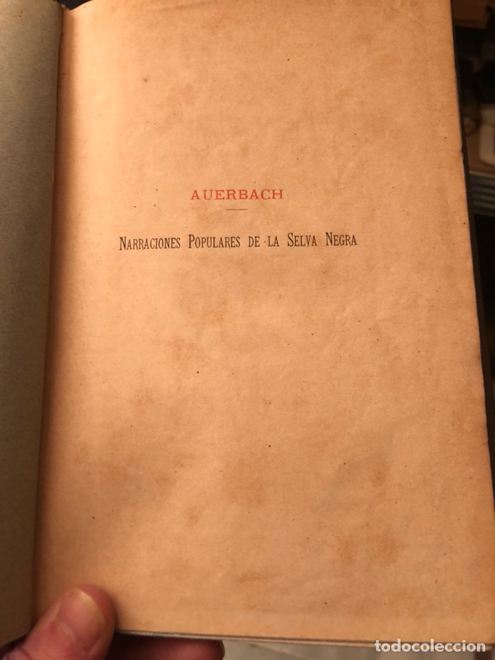 Libros antiguos: Libro narraciones de la selva negra - Foto 2